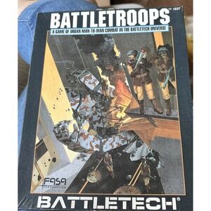 FASA 1637 BATTLETECH Battletroops Game of Urban Man-To-Man‎ Combat  1989